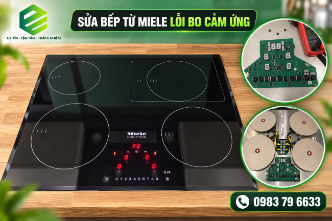 Sửa bếp từ Miele lỗi cảm ứng