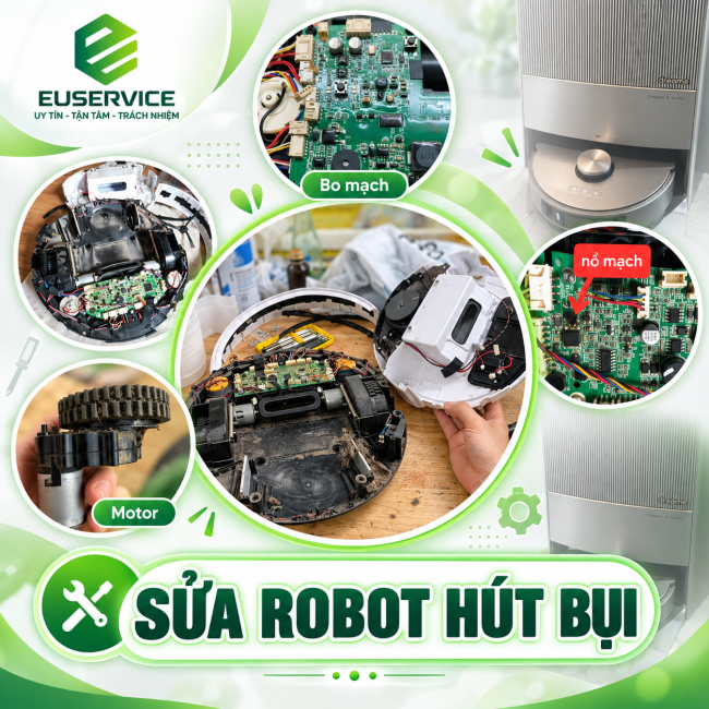 địa chỉ sửa robot hút bụi dreame