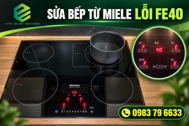 sửa bếp miele lỗi FE40