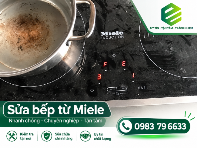 sửa bếp từ miele fe31 tại nhà